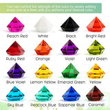 LET'S RESIN Epoxy Pigment 16 Colors Epoxy Resin Dye, Liquid Epoxy Resin Color Pigment, Translucent Resin Colorant for Epoxy Resin Coloring (Each Bottles 0.35oz)