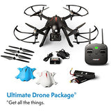 F100GP New Ultimate Drone Package Long Range 1080p HD Drone with Camera and Brushless Motor