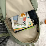 Kawaii Backpack Cute School Backpack Aesthetic Bookbags with Kawaii Pin Accessories for Teen Girls Pink