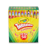 Crayola Twistables Crayons Coloring Set, Kids Craft Supplies, Gift, 50 Count & Twistables Colored Pencil Set, School Supplies, Coloring Gift,50 Count