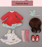 SD Doll 1/6 12Inch 29.5CM with All Clothes Shoes Wig Makeup Accessories,Hair, Eyes and Clothes Can Be Changed at Will