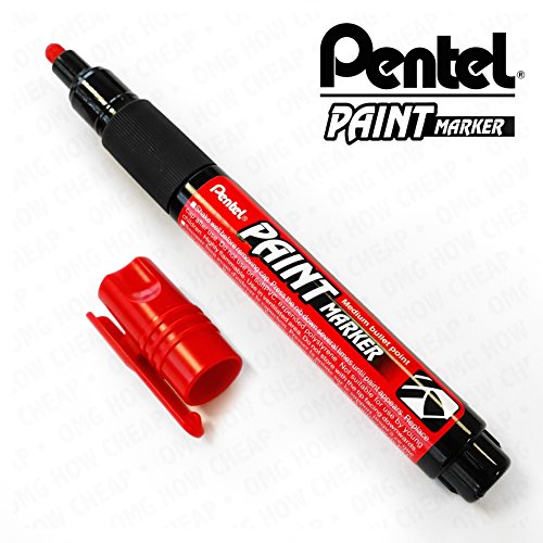 Pentel Cellulose Paint Marker - Medium Bullet Tip - MMP20 - Single - Red