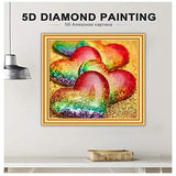 Diamond Painting Kits for Adults, 5D DIY Full Drill Round Crystal Rhinestone Diamond Art Valentine's Day Diamond Painting Craft Canvas Perfect for Home Wall Deco (Diamond Dotz 14x14inch)
