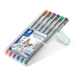 Staedtler Color Pigment Liner Sketch Set of 6 03-SSB6 0.3mm