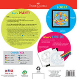 Faber Castell Paint By Number Peace Kit - Watercolor Paint by Number for Kids