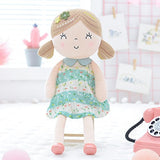 Gloveleya Baby Doll Girl Gifts Wearing Spring Dress Plush Cloth Dolls Toy 17"+Gift Box …