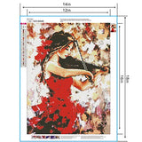 5D Full Drill Diamond Painting Kit DIY Diamond Number Rhinestone Painting Kits for Adults and Children Embroidery Diamond Arts Craft Home Decor 13.7×17.7 inch
