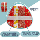 Needles Quilt Studio - 2.5" Precut 40 Fabric Strip Bundle (Tuscan Sunset) | Cotton Strips Bundles for Quilting - Jelly Rolls for Quilting Assortment Fabrics Quilters & Sewing Precuts Cloth for Quilts