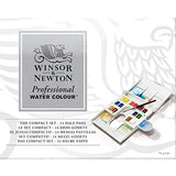 Winsor & Newton Professional Water Colour Compact Set, 14 Half Pans