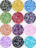 Glass Beads Kit for Jewelry Making Bracelet Charms Set Bulk Crafts 480pcs 8mm Glass Beads Round 12colors with Accessories, Chakra Bead DIY for Beading Necklace Adults Beginners (Glass Beads Kit Jade)