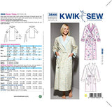 Kwik Sew K3644 Robes Sewing Pattern, Size XS-S-M-L-XL