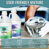 Crystal Clear Epoxy Resin Kit 1 Gallon-2 Part 1:1 Mixing Odor Free High-Gloss Resin SAPBOND Casting and Coating Resin for River Table Tops, Art, Craft, Jewelry Making, Dried Flower Craft