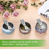 Candle Making Pouring Pot, Candle Making Kit Including 2.5LB Candle Making Pitcher, Candle Wick Holders, Spoon, Wicks, Candle Wick Stickers, Candle Making Set for Beginners