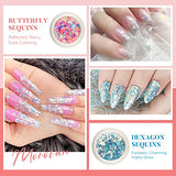 Morovan Poly Gel Nail Kit Builder Gel for Nails with 48W LED Nail Lamp Nail Extension Gel 8 Pcs 0.5oz with Slip Solution Nail Prep Dehydrator and Nail Primer Poly Nail Gel Kit Nail Art Supplies