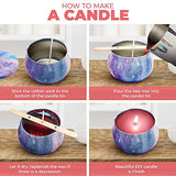 VYP Bees Wax Candle Making Kit for Beginners to Professional – Create Lovely Ambiance with Scented DIY Candle Making Kit - Including 6 Fragrance Oils, Beeswax, Melting Pot, Jars, Wicks & Other Tools