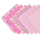 56pcs 9.8" x 9.8" Floral Printed top Cotton Fabric Bundle Squares Quilting Sewing Patchwork Cloths DIY Scrapbooking Crafts
