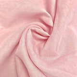Sheer Voile Faux Linen Fabric Gasa 118" Wide Curtain Drapery Sold BTY 100% Polyester (Pale Pink)