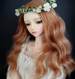 Kuafu 9-10 Inch (22-24cm) 1/3 BJD/SD Doll Wig Cute Long Kinky Curly Hair Wigs Blonde