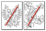 Flowers for Beginners: An Adult Coloring Book with Fun, Easy, and Relaxing Coloring Pages