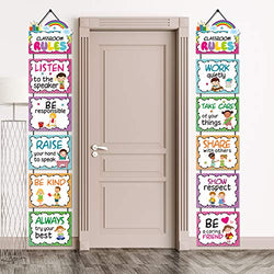 Classroom Rules Posters Classroom Bulletin Board Decorations Set for Kindergarten Preschool Primary Middle High School Expectations Poster