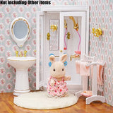 Odoria 1:12 Miniature Shower Room for Bath Dollhouse Bathroom Accessories