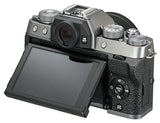 Fujifilm X-T100 Mirrorless Digital Camera w/XC15-45mmF3.5-5.6 OIS PZ Lens - Dark Silver