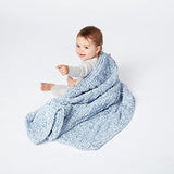 Bernat Baby Blanket Yarn - (6) Super Bulky Gauge - 10.5 oz - Blue Dreams - Single Ball Machine Wash & Dry (16110404134)