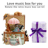 Lovely Cats Music Box is Good for Woman,Girls and Babys Christmas Birthday Gift, 18 Note Machine