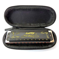 East top 10 Hole 20 Tone Blues Professional Harmonica key of Paddy D Musical Instrument