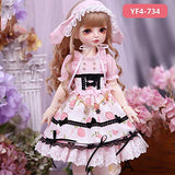 N Clothes Sybil MinifeeD AI Littleowl Minifee and DZ Girl Body 1/4 N N Dress Beautiful Doll Outfit Accessories Luodoll YF4-731