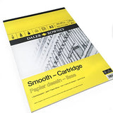 Daler Rowney - Smooth Cartridge Sketchbook - 130gsm - 30 Pages - A3 Portrait - Made in England