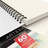 Arteza Watercolor Pencils and Mixed Media Sketchbook Bundle, Drawing Art Supplies for Artist, Hobby Painters & Beginners