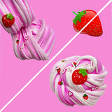 9 Pack Fruit Dessert Butter Slime kit for Girls, Slime Party Favor Gifts Stress Relief Toy Scented Sludge DIY Cake Slime Toy for Kids