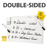Dry Erase Boards, Ohuhu 30-Pack 9 x 12 inch Double Sided Whiteboards Set, Including 30 x Lap Board,