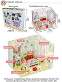 Danni Assemble DIY Doll House Toy Wooden Miniatura Doll Houses Miniature Dollhouse Toys with Furniture Led Lights Kids Birthday Gifts