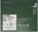 Strathmore STR-457-14 100 Sheet Recycled Sketch Pad, 14 by 17"