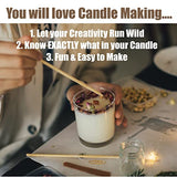 DaEmu Candle Making Kit - Full Candle Making Supplies for Adults Kids Beginners, Including Natural Soy Wax, Wicks, Scents, Dyes, Jars Tins & Molds & More, Best Homemade DIY Starter Set
