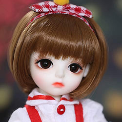 10 Inch 1/6 BJD SD Girl Doll Children's Creative Toys 19-Jointed Body Cosplay Fashion Dolls with All Clothes Outfit Shoes Wig Hair Makeup, Best Gift for Girls