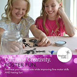 Fairy Craft Kits for Girls - Make Your Own Fairy in A Jar Night Light Kit - Fun DIY Arts and Crafts Project for Kids Ages 6 7 8 9 10 11 12 - Great Gifts for All Occasions