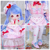 ICY Fortune Days 1/4 Scale Anime Style 16 Inch BJD Ball Jointed Doll Full Set Including Wig, 3D Eyes, Clothes, Shoes (Kawaii)