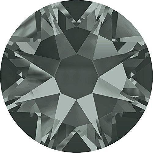 2000, 2058 & 2088 Swarovski Flatback Crystals Non Hotfix Black Diamond | SS3 (1.4mm) - Pack of