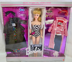 35th Anniversary Giftset 1959 Barbie Doll Fashions and Package Reproduction