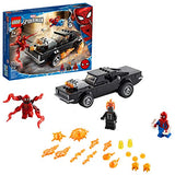 LEGO Marvel Spider-Man: Spider-Man and Ghost Rider vs. Carnage 76173 Collectible Building Toy for Kids, New 2021 (212 Pieces)