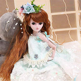 Theshy BJD Doll SD Doll 60cm/24inch Princess Bride for Girl Gift and Dolls Collection Dollhouse