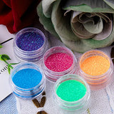 Duufin 54 Colors Fine Nail Glitter Powder Nail Art Glitter Pigment Nail Powder Holographic Glitter Fine Glitter Powder for Nails Body and Crafts