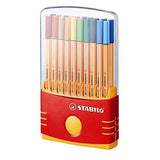 2 X Stabilo Point 88 Pen Sets color parade adjustable set set of 20