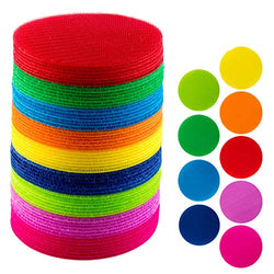 Yebazy 63pcs 9 Colors Carpet Markers Circles Markers for Classroom Kids(4 inch)…