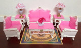 My Fancy Life Dollhouse Furniture - Deluxe Living Room Playset