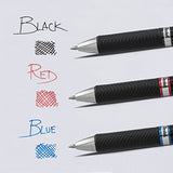 EnerGel Permanent Gel Ink Rollerball Pen, Black, 3 Pack (BLP77BP3A)