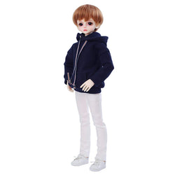 MLyzhe BJD Doll Kids Toys Prince Boy SD 1/4 Full Set Joint Dolls Can Change Clothes Shoes Decoration Gift Birthday Present,Browneyeball
